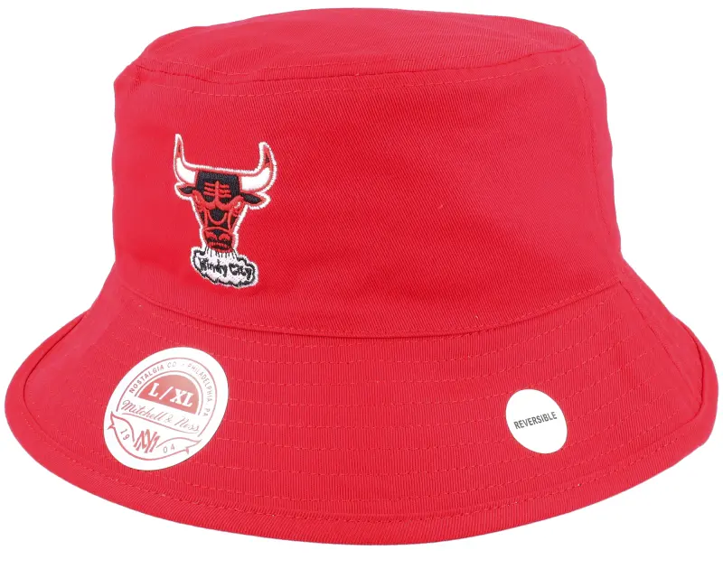 Mitchell & Ness Chicago Bulls Lifestyle Reversible Red/Grey Bucket online