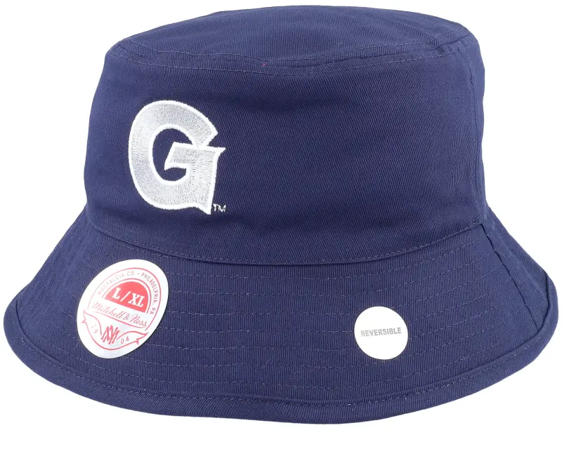 Mitchell & Ness Georgetown Hoyas Newco Navy/Grey Bucket online
