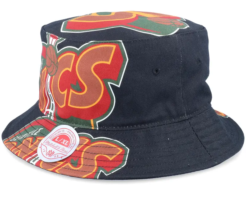 Mitchell & Ness Seattle Supersonics NBA Cut Up Black Bucket online