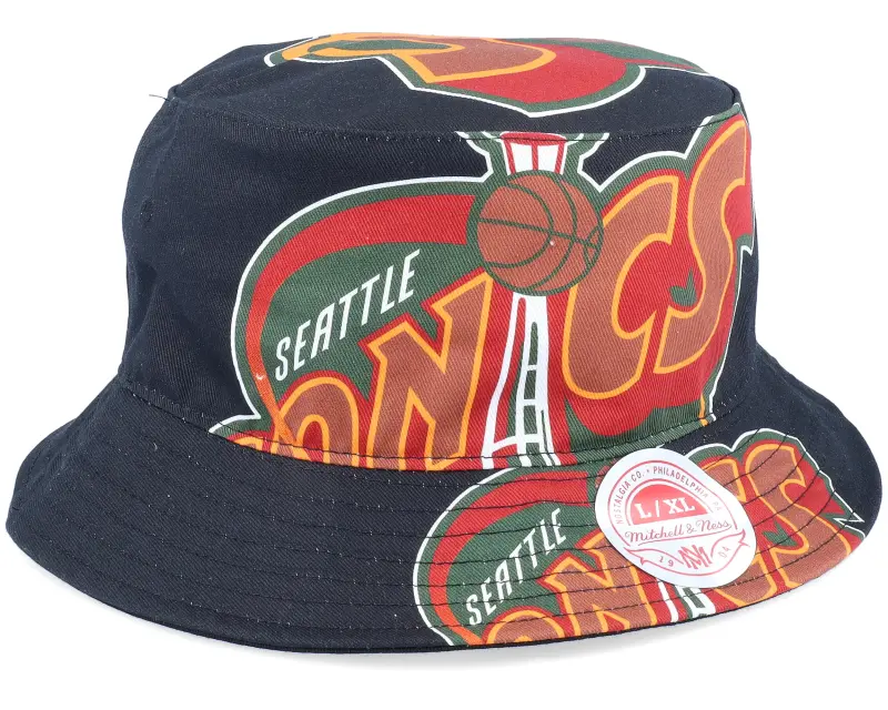 Mitchell & Ness Seattle Supersonics NBA Cut Up Black Bucket online