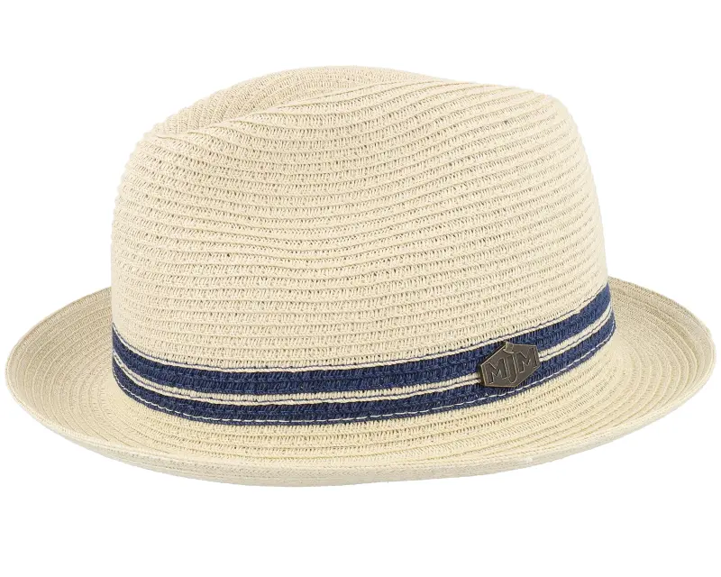 MJM Hats Duan Toyo Natural/Blue Straw Hat online