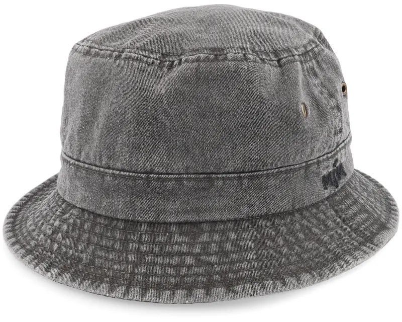 MJM Hats Dyed Cotton Twill Black Bucket online