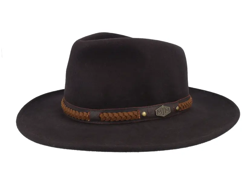 MJM Hats Freedom Wool Felt Dark Brown Western online