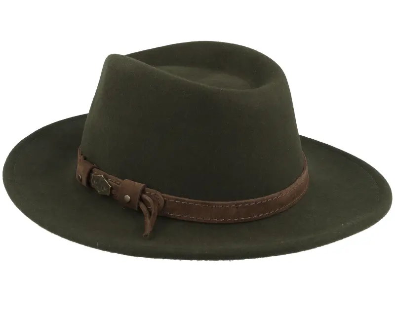 MJM Hats John 52 Woolfelt Wr Crush Loden Fedora online