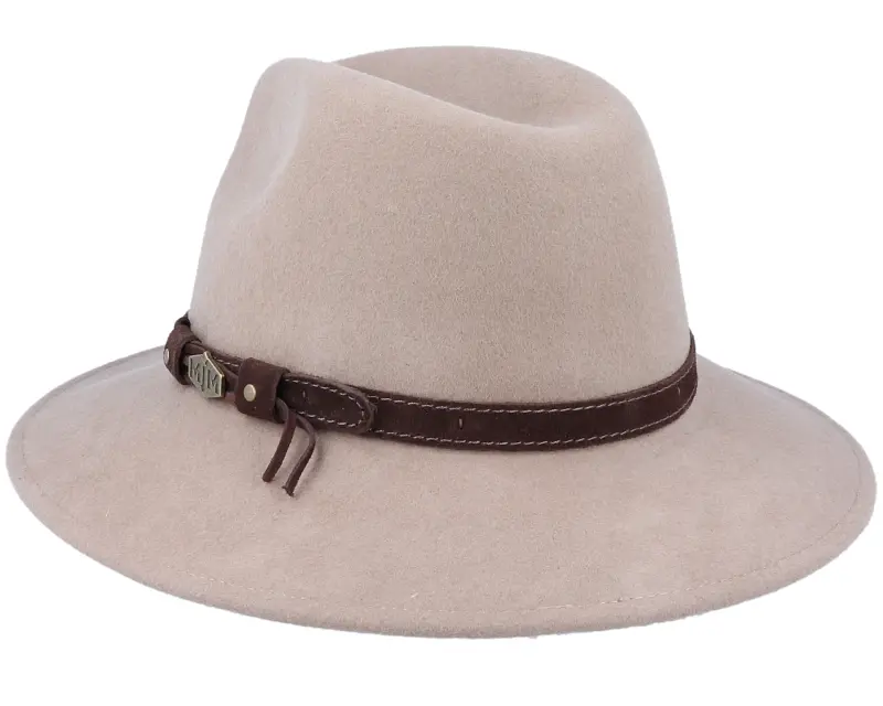 MJM Hats Levi Woolfelt Wr Crush. Beige Fedora online