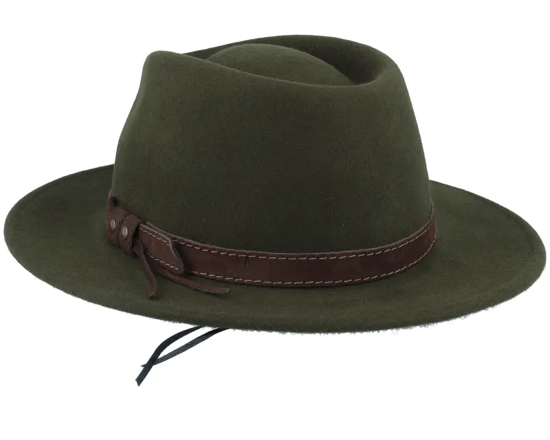MJM Hats Luke 32 Wp Crushable Loden Fedora online