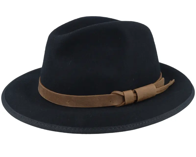 MJM Hats Marco El Wool W.p/Crushable Black Earflap Fedora online