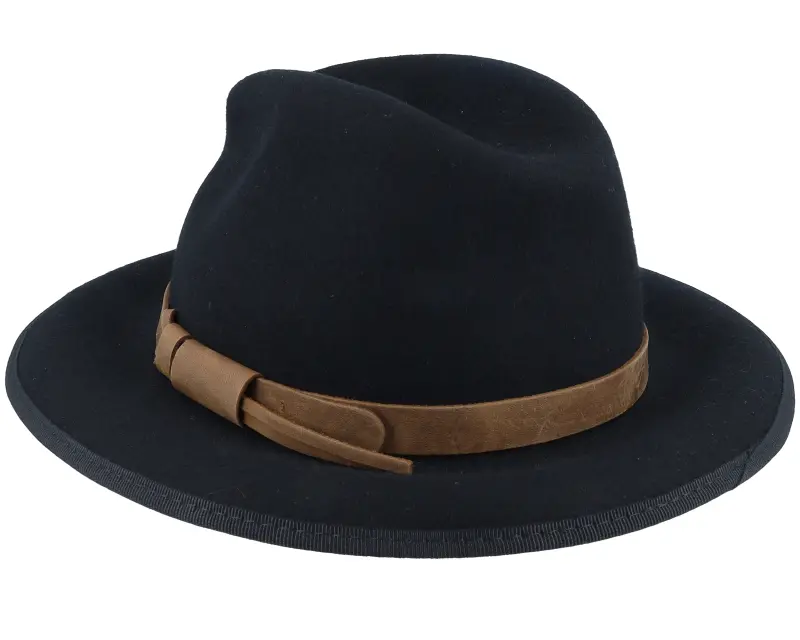 MJM Hats Marco El Wool W.p/Crushable Black Earflap Fedora online
