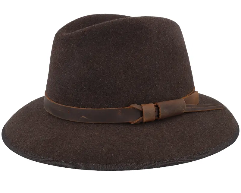 MJM Hats Marco El Wool W.p/Crushable Brown Mell Traveler online