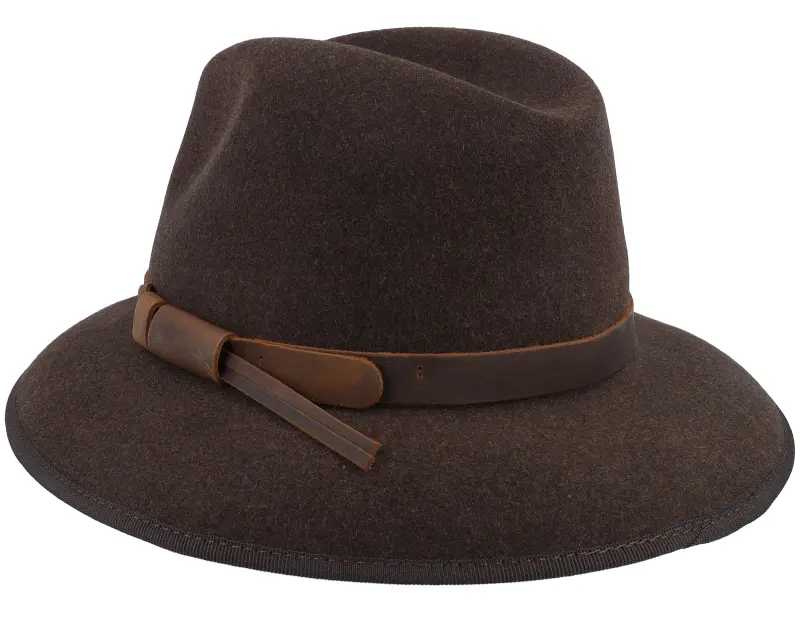 MJM Hats Marco El Wool W.p/Crushable Brown Mell Traveler online