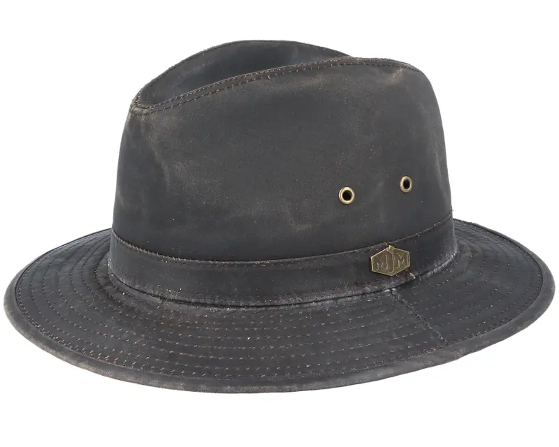 MJM Hats Oakwood Antique Cotton 6 Brown Hat online