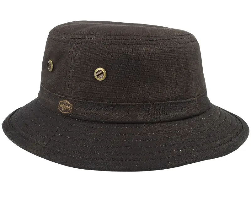MJM Hats Wax Cotton Brown Bucket online