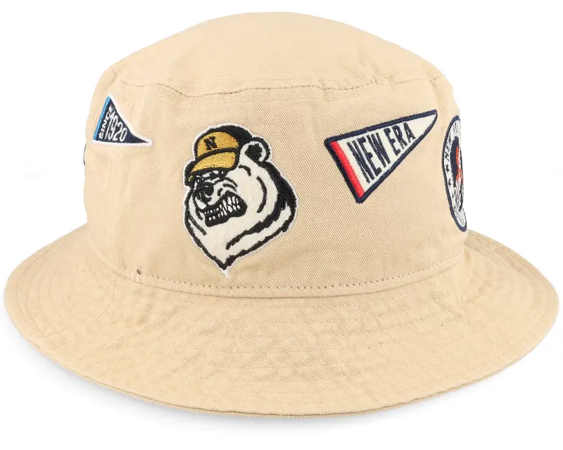 New Era All Over Patch Oml Beige Bucket online