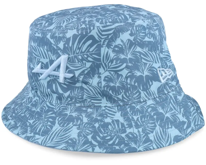 New Era Alpine F1 24 All Over Print Floral Tapered Blue Bucket online