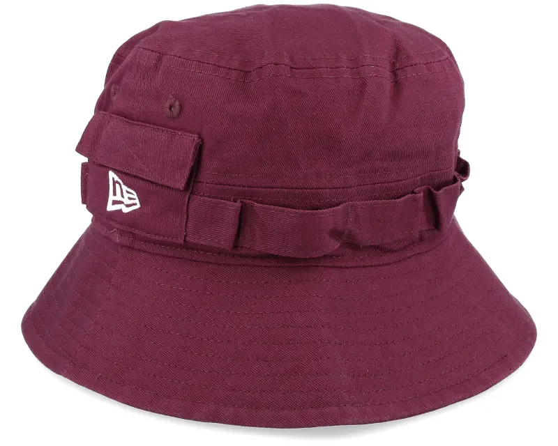 New Era Camp Patch Adventure Maroon Bucket online