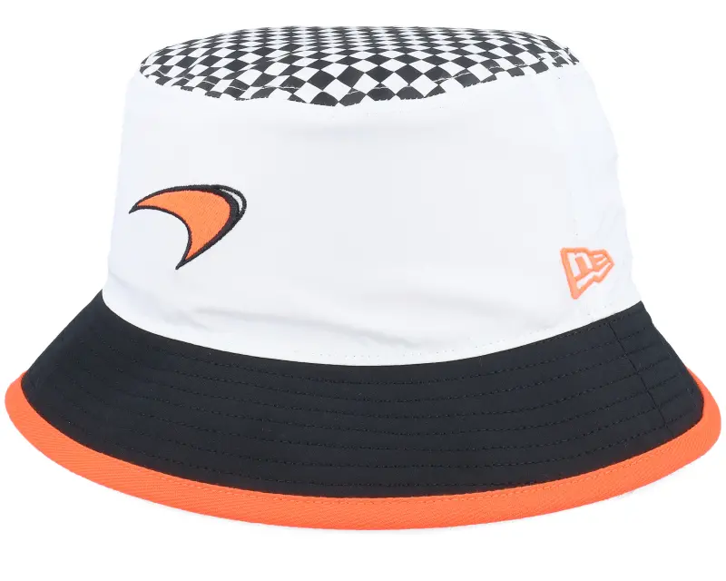 New Era McLaren F1 25 Checkered Tapered White/Black Bucket online