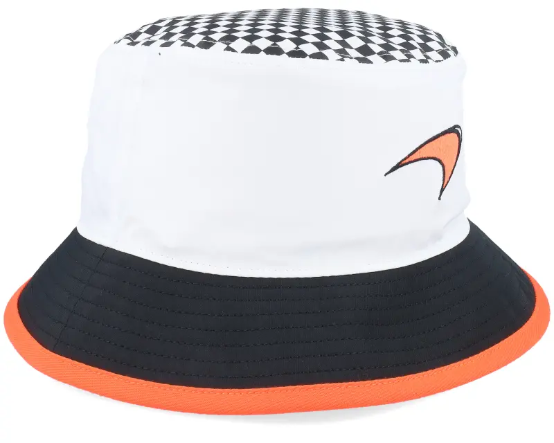 New Era McLaren F1 25 Checkered Tapered White/Black Bucket online