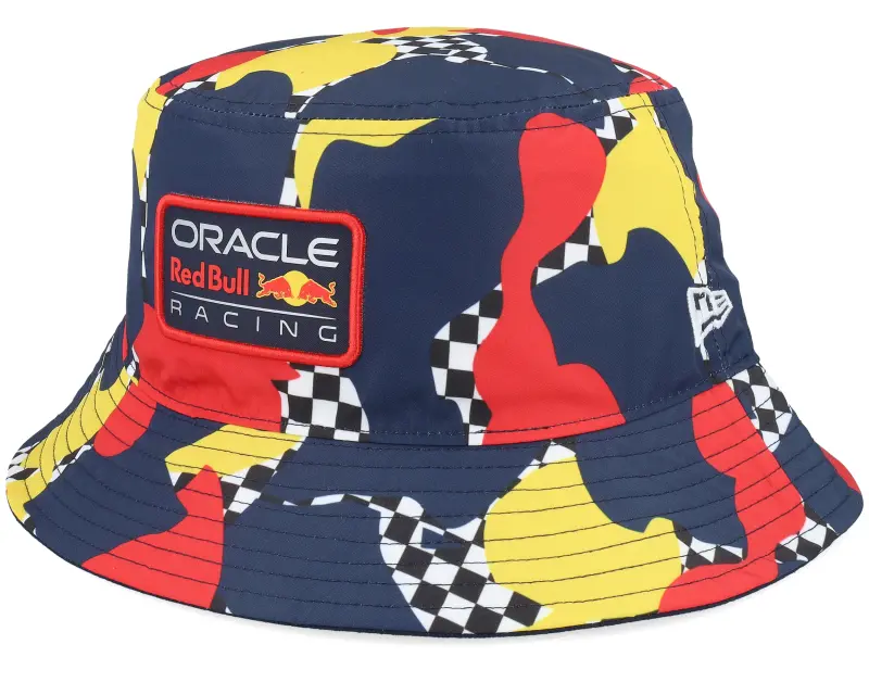 New Era Red Bull Racing F1 25 Abstract Tapered Navy/Red/Yellow Bucket online