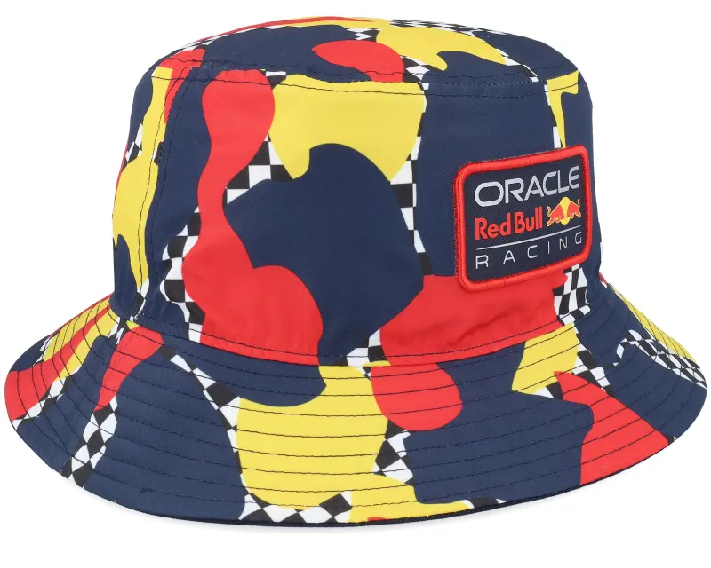 New Era Red Bull Racing F1 25 Abstract Tapered Navy/Red/Yellow Bucket online