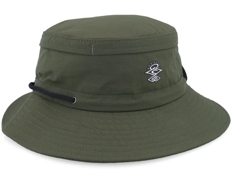 Rip Curl Searchers Tech Mid Brim Hat Dark Green Bucket online