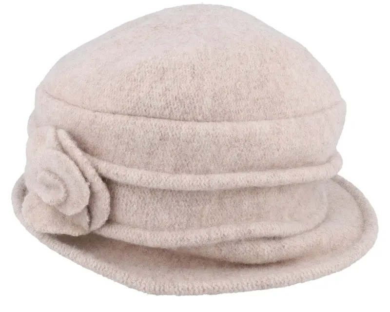 Seeberger Boiled Wool Beige Cloche online