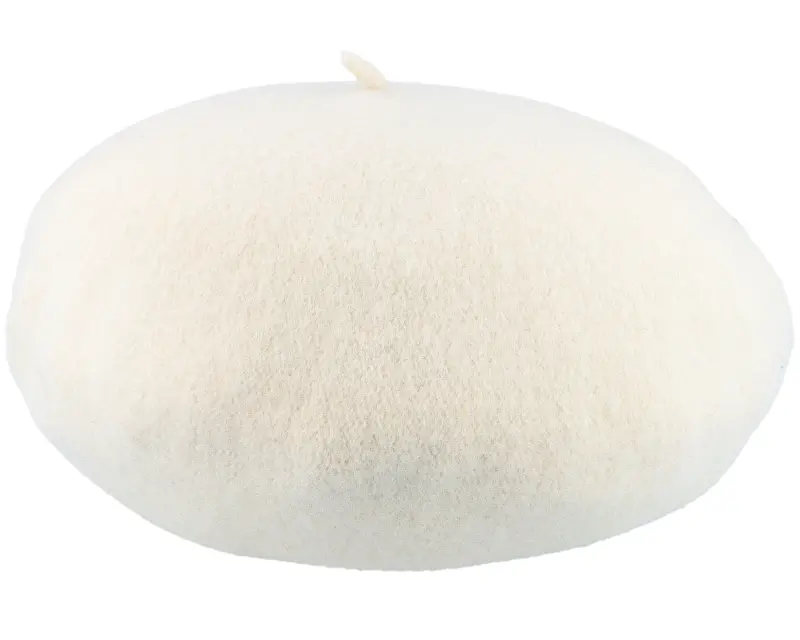 Seeberger Boiled Wool Off White Beret online