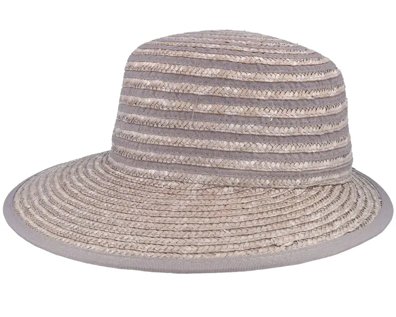 Seeberger Brim Visor Grey Straw Hat online
