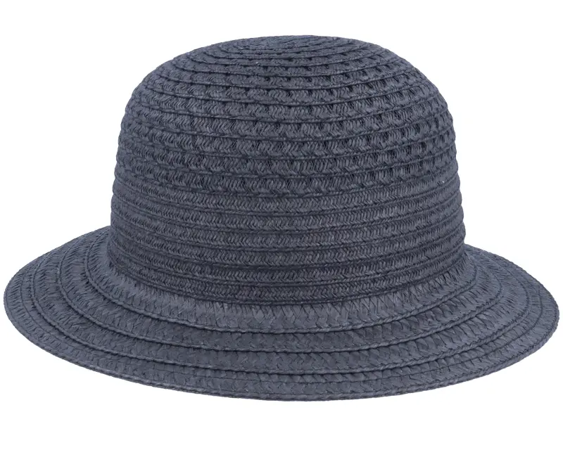 Seeberger Cloche In Braid Mix Black Bucket Straw Hat online