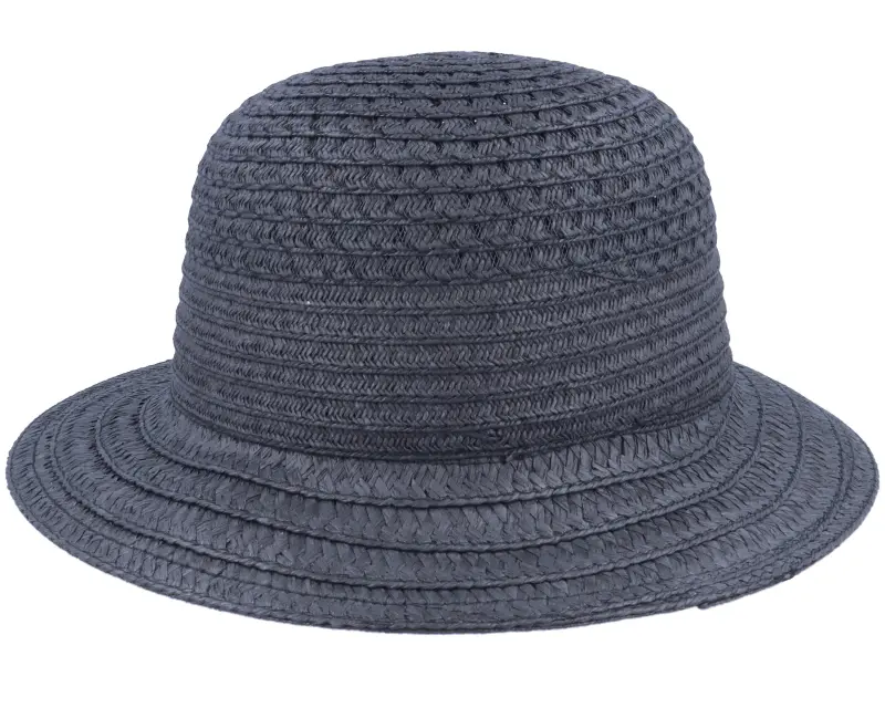 Seeberger Cloche In Braid Mix Black Bucket Straw Hat online