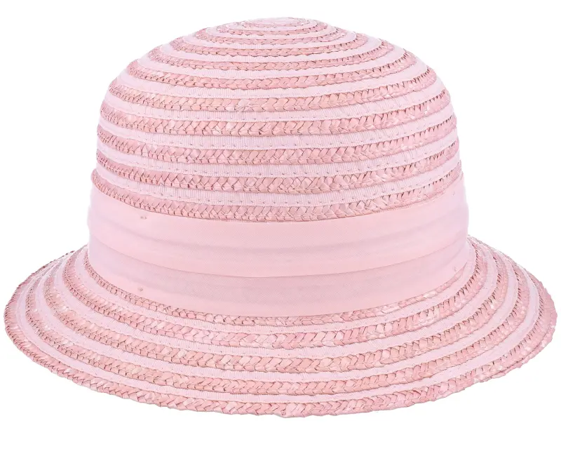 Seeberger Cloche In Straw Braid Rose Bucket online