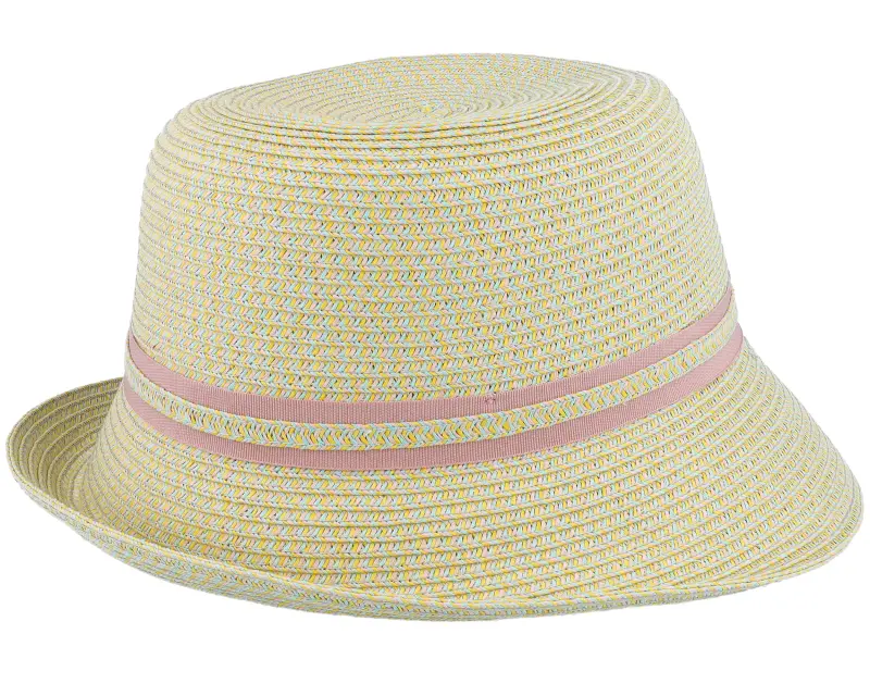Seeberger Cloche With Ribbon Trimming Honey-Powder Red Straw Hat online