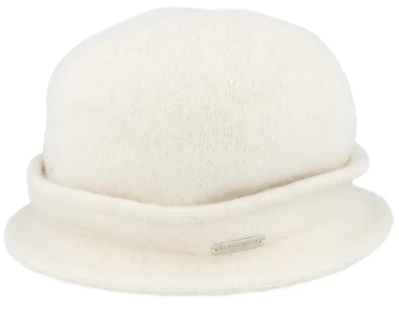 Seeberger Felt Hat With Bow White Cloche online