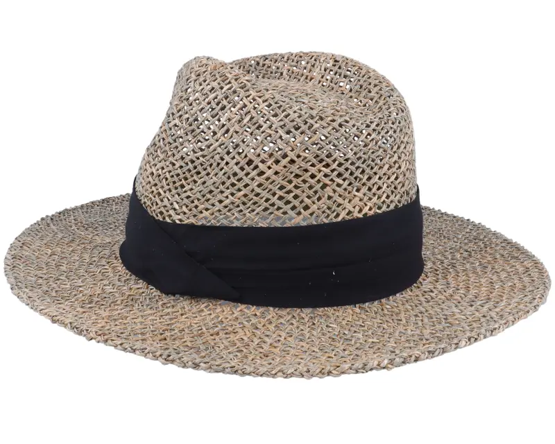 Seeberger Hat Men Seagras Nature-Black Straw Hat online