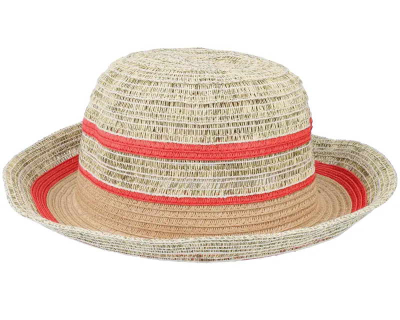 Seeberger Paper Cloche Khaki-Terracotta Straw Hat online