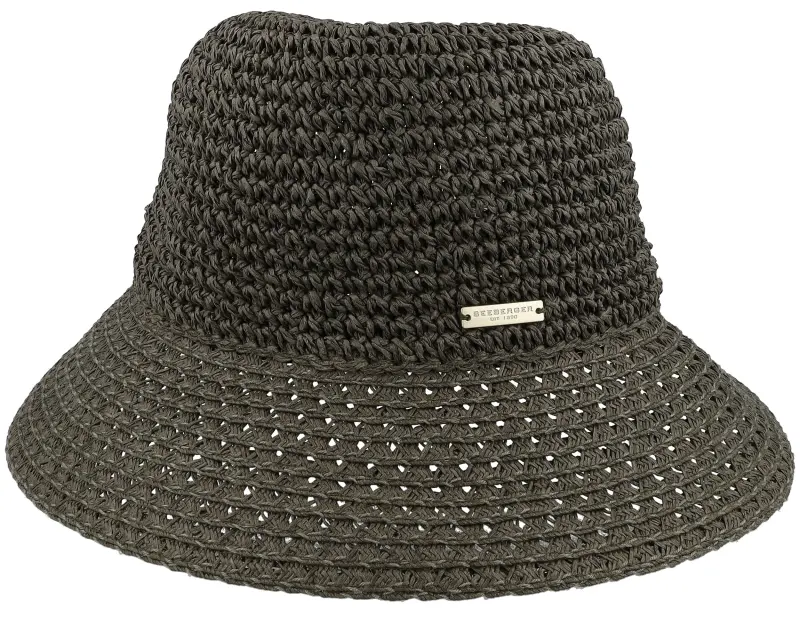 Seeberger Paper Straw Khaki Cloche online