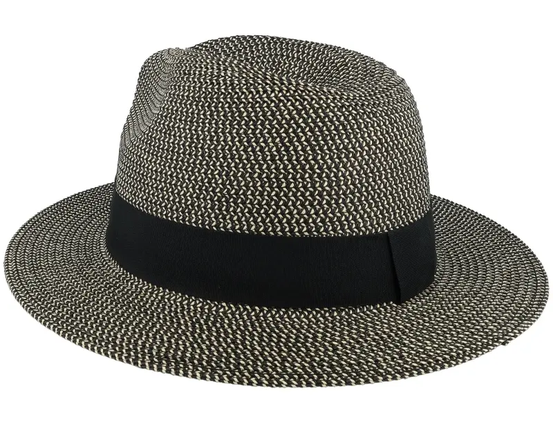 Seeberger Paper Straw Linen/Black Fedora online