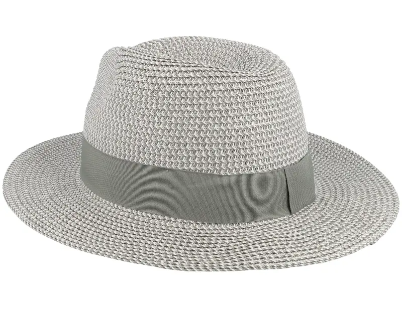 Seeberger Paper Straw Smoke Grey Fedora online