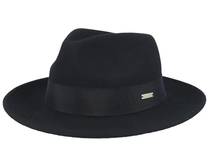 Seeberger Woolfelt Black Fedora online