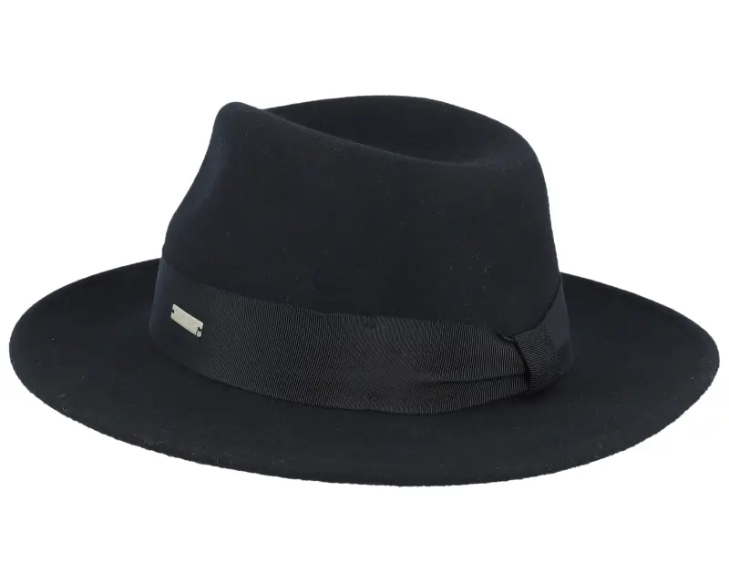 Seeberger Woolfelt Black Fedora online