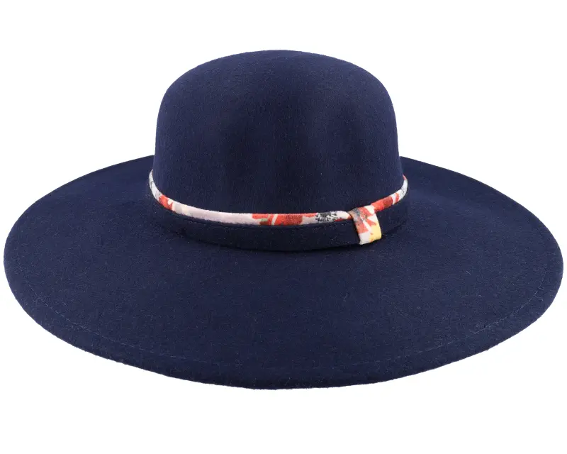 Seeberger Woolfelt Floppy Marine Blue Sun Hat online