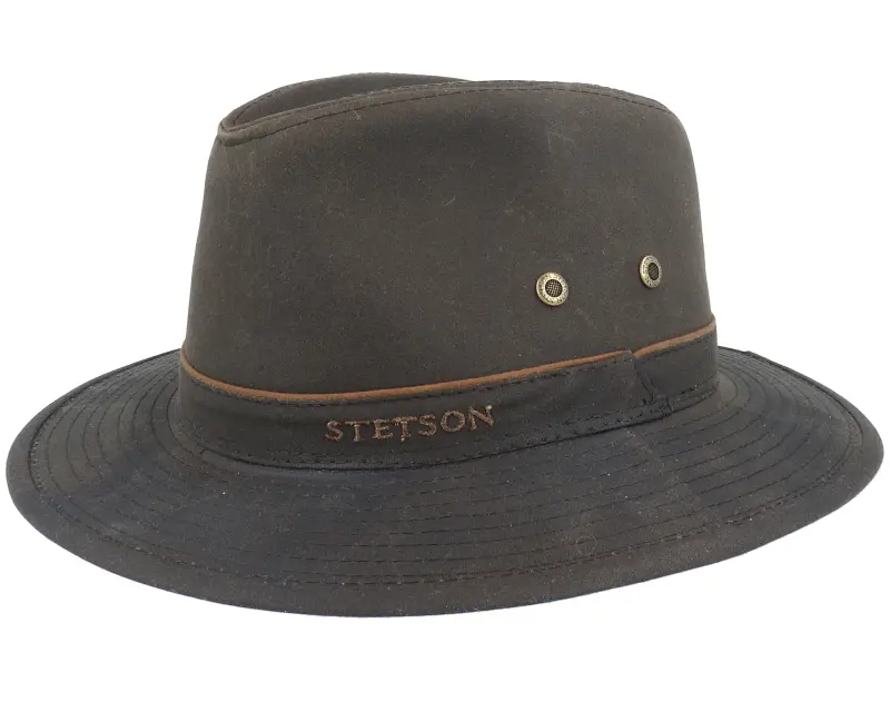 Stetson Ava Waxed Cotton Brown Trilby online