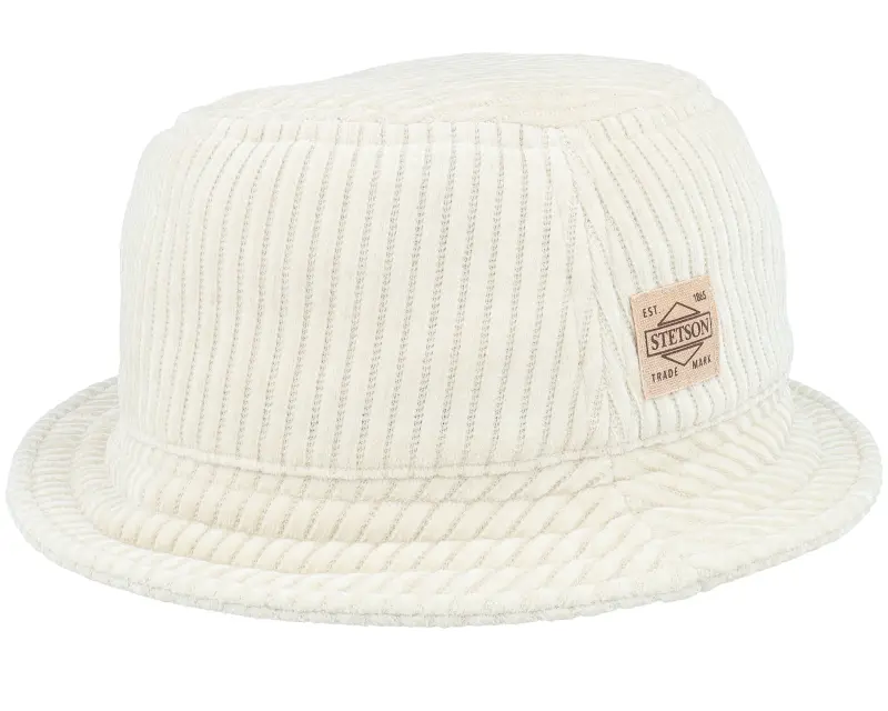 Stetson Corduroy Jersey Wool White Bucket online