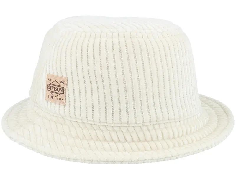 Stetson Corduroy Jersey Wool White Bucket online