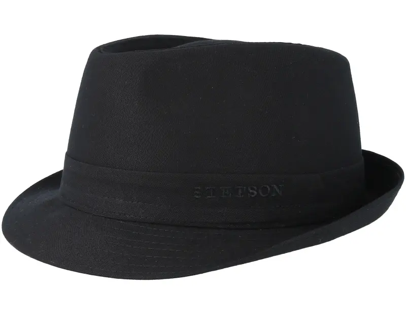 Stetson Cotton Black Trilby online
