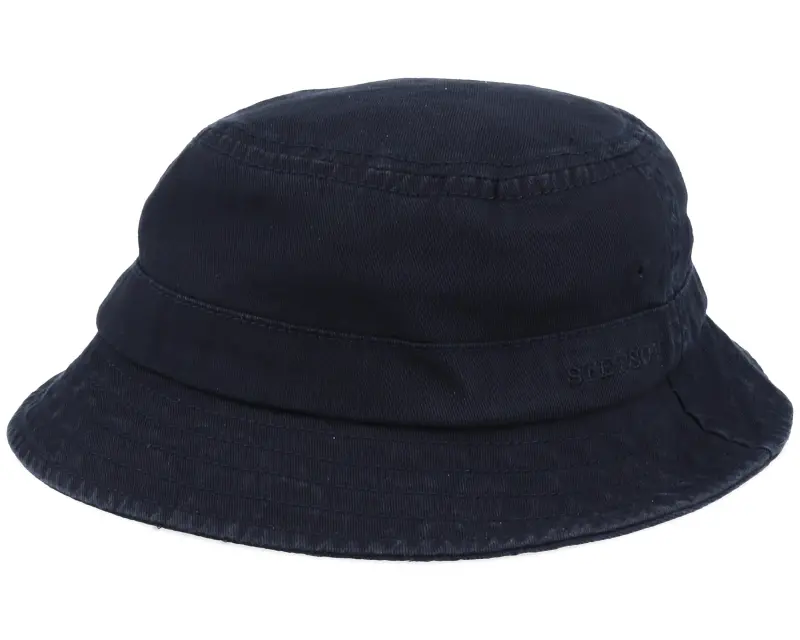 Stetson Cotton Twill Black Bucket online