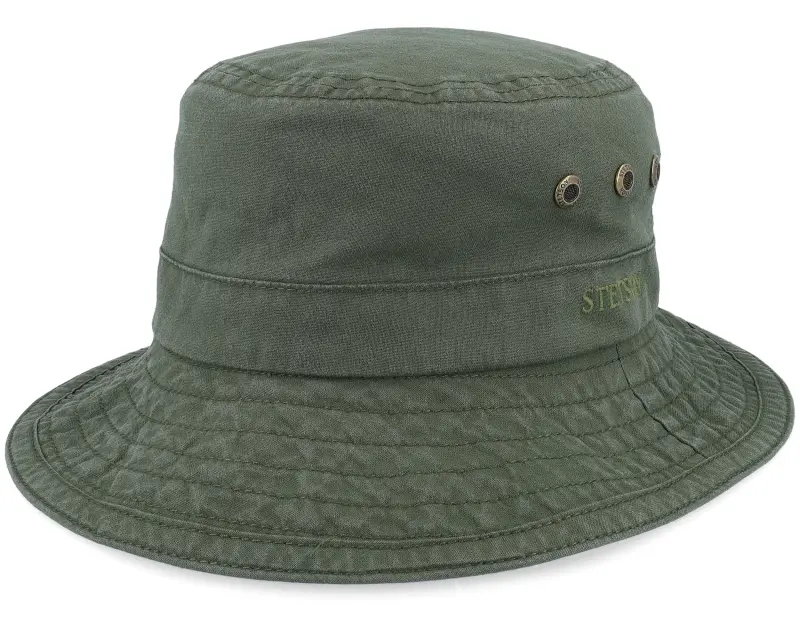 Stetson Delave Organic Cotton Forest Green Bucket online