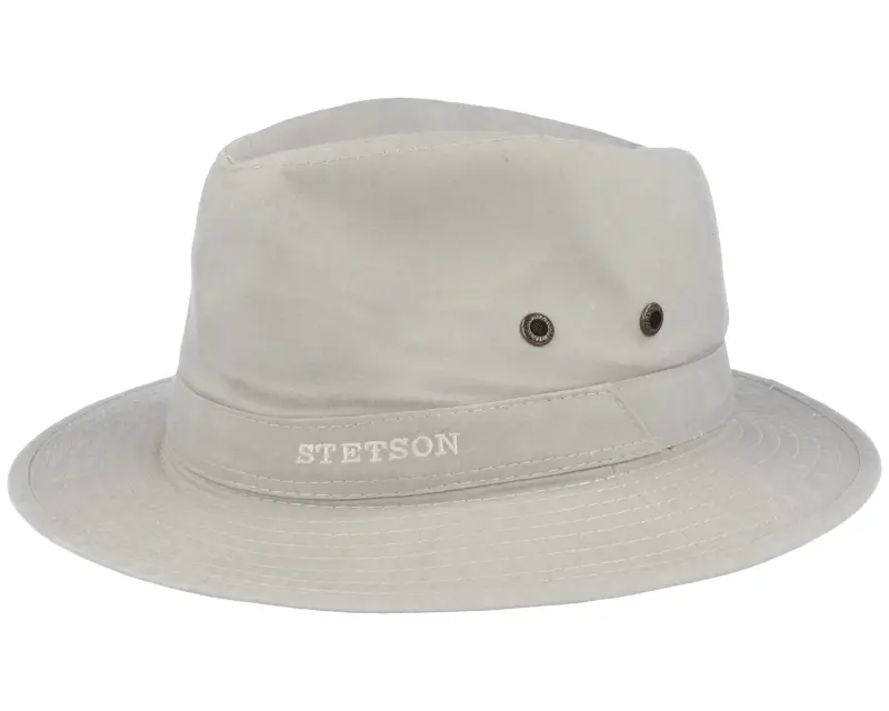 Stetson Delave Organic Cotton Light Beige Fedora online