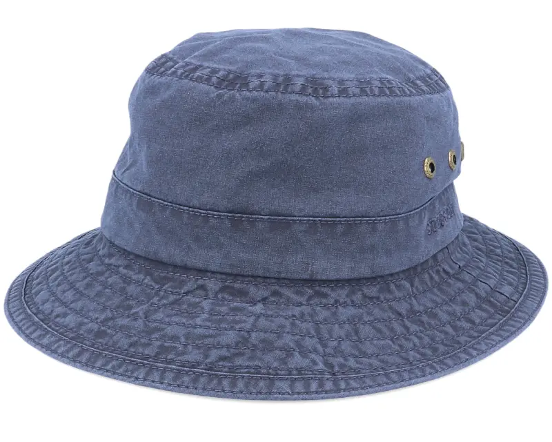 Stetson Delave Organic Cotton Navy Bucket online