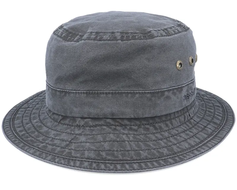 Stetson Delave Organic Cotton Vintage Black Bucket online