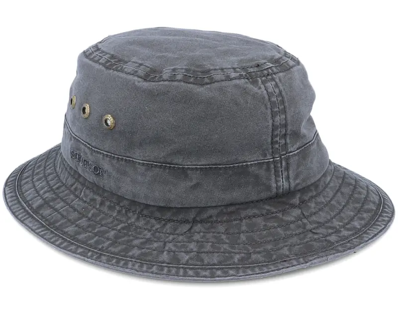 Stetson Delave Organic Cotton Vintage Black Bucket online